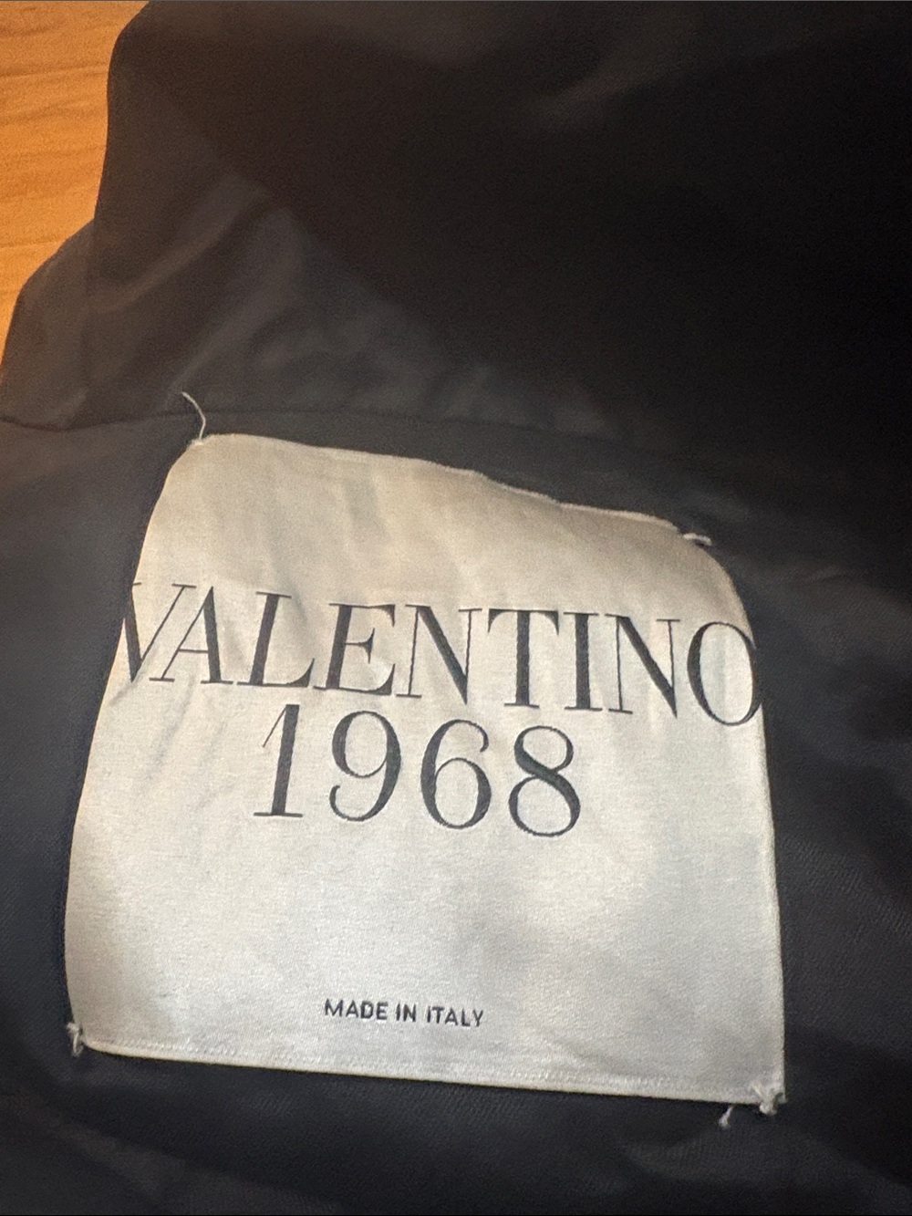 Valentino Black Bomber Jacket with Gold, Red and Green Sequin Patches - Picture 3 of 5